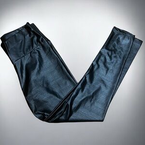 Women Black leggins - Faux Leather